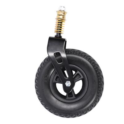 8 Inch Wheelchair Front Wheel Smoother Use Sturdy Universal Solid Wheelchair Front Caster Replacemen