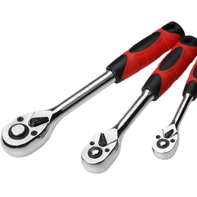 Automatic Two-Way Ratchet Wrench Set: 1/2" Large, Medium, Small - Ideal for Auto Repair & Hardware Tasks.