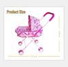 Girls' Doll Stroller Play Set with Reclining Baby Stroller and Doll