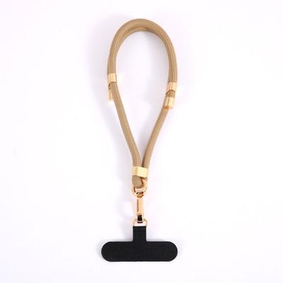 Luxury Adjustable Mobile Phone Lanyard Metal Nylon Anti-lost Phone Wrist Straps Simple Universal Phone Case Strap
