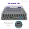 Hyperkin Retron 2 HD Gaming-Konsole für NES Super NES Super Famicom Grau Grau Retron 2