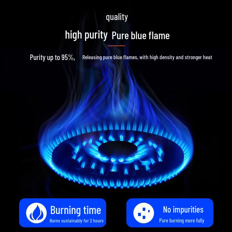 Portable Butane Gas Canister with Invertible Flame Torch