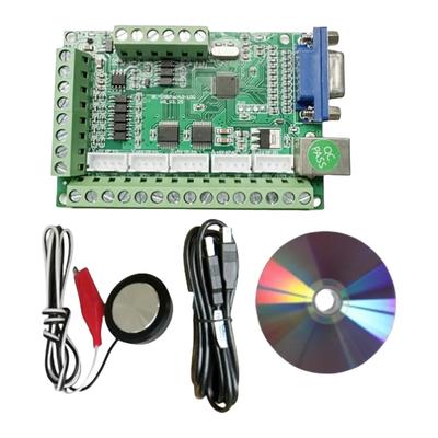 CNC USB Breakout Board USB 5 Axis Breakout Board for Mach3 V3.25 Z Tool Setter for CNC Router Cutting Engraving Milling Machine