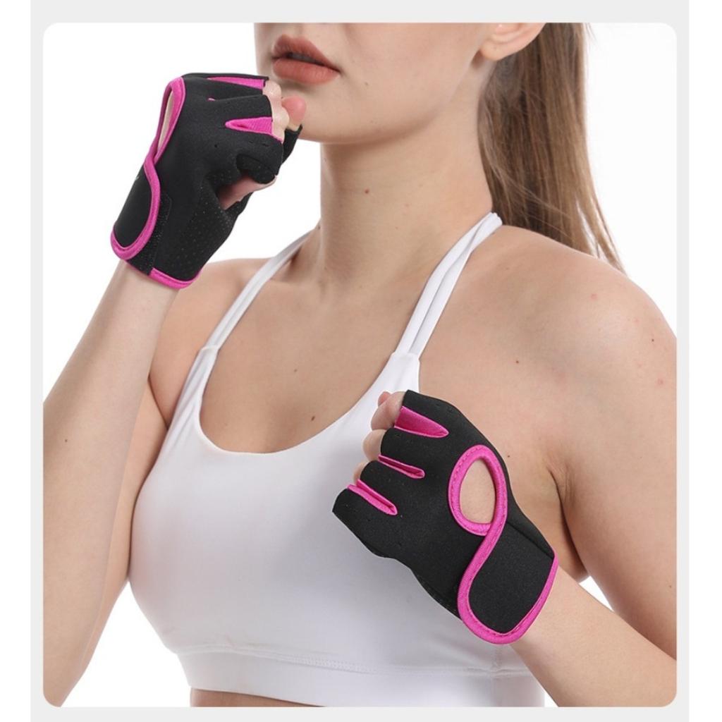 Half Finger Fitness Gloves, Training Gloves, Unisex, Breathable Yoga Equipment Training Gloves, Half Finger Anti Slip Shock-absorbing Riding Gloves