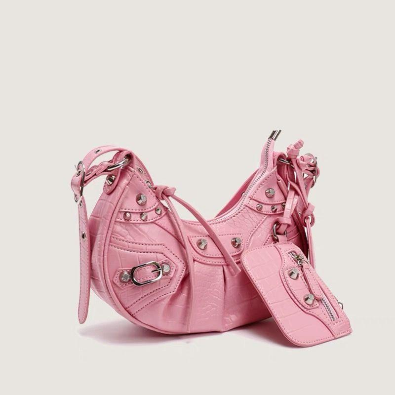 

Новая сумка подмышку Модная наплечная женская сумка розовый