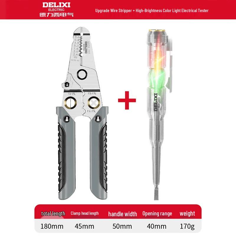 Delixi Multi-functional Wire Stripper Pliers