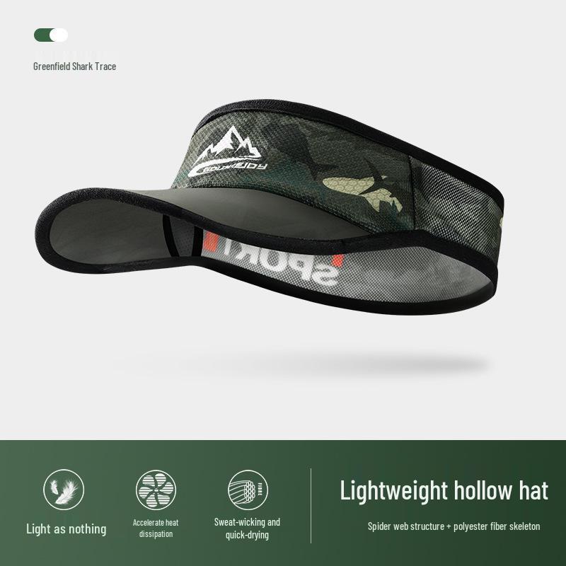 Summer Sports Visor: Lightweight, Breathable, Quick-Dry Sun Protection for Running, Training, Tennis, and Marathons