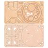Solar System Wooden Model Sun Earth Moon Astronomy Brick STEM Educational Toy for Puzzle Teaching