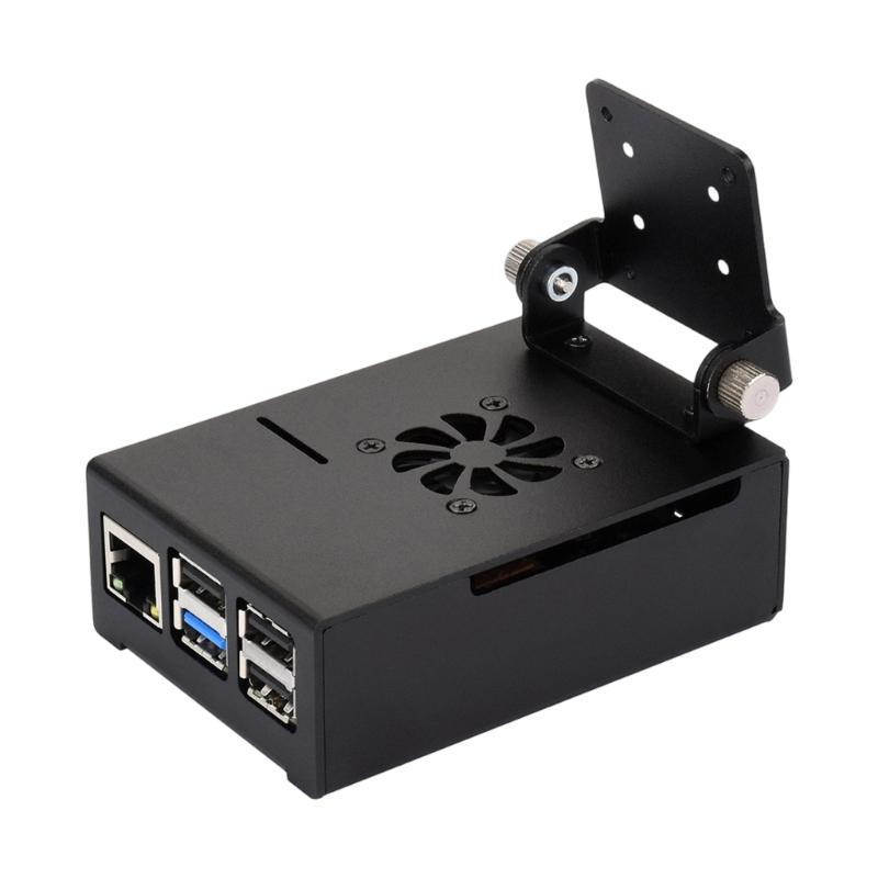

Cooling Enclosure Case For Single Board Computers With Camera Mount Bracket Simple Installation For Five 2 Lite 1