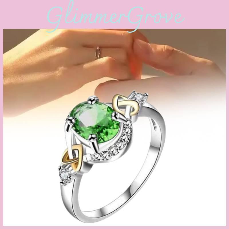 Stunning Copper Zirconia Inlaid Fruit Style Ring For Men And Women With Unique Design