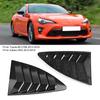 2pcs Rear Window Louvers Spoiler Carbon Fibre Texture Fit for Subaru BRZ 2013 2019