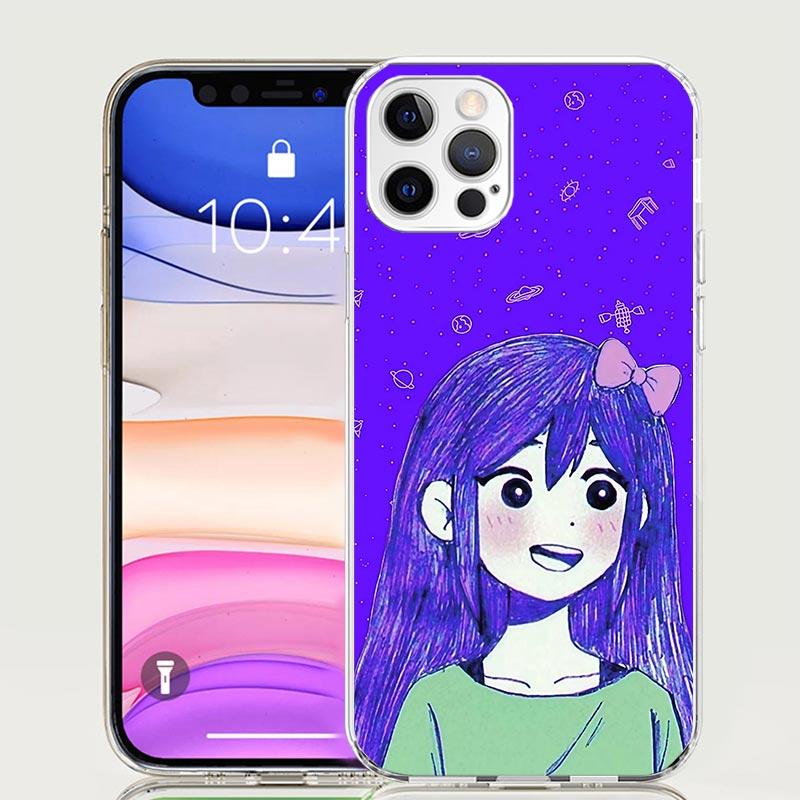 Game O-Omori Cartoon Phone Case For iPhone 17 Air 16 15 Plus 11 14 Pro Max 13 Mini 12 7 8 + SE Pattern Art Customized Cover 17 A