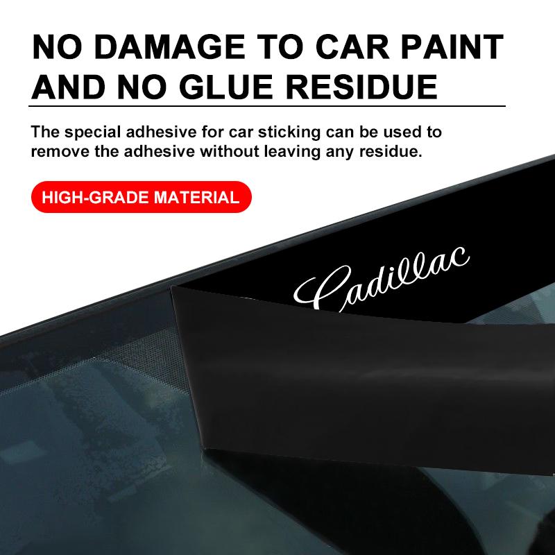Pegatinas Reflectantes para Parabrisas Delantero y Trasero de Coche Para Cadillac CT5 CT6 CTS Seville ATS CT4 XTS Celestiq Ciel Escala SRX XT4 XT5 XT6 EV XLR Elmiraj EXT