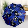 1pc Birds, Floral Automatic Open/Close Umbrella - All-Season Portable Umbrella for Women/Men yy251213002