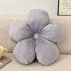 Flower Pattern Decorative Cushion With Pp Cotton Filling For Living Room Sofa Decor