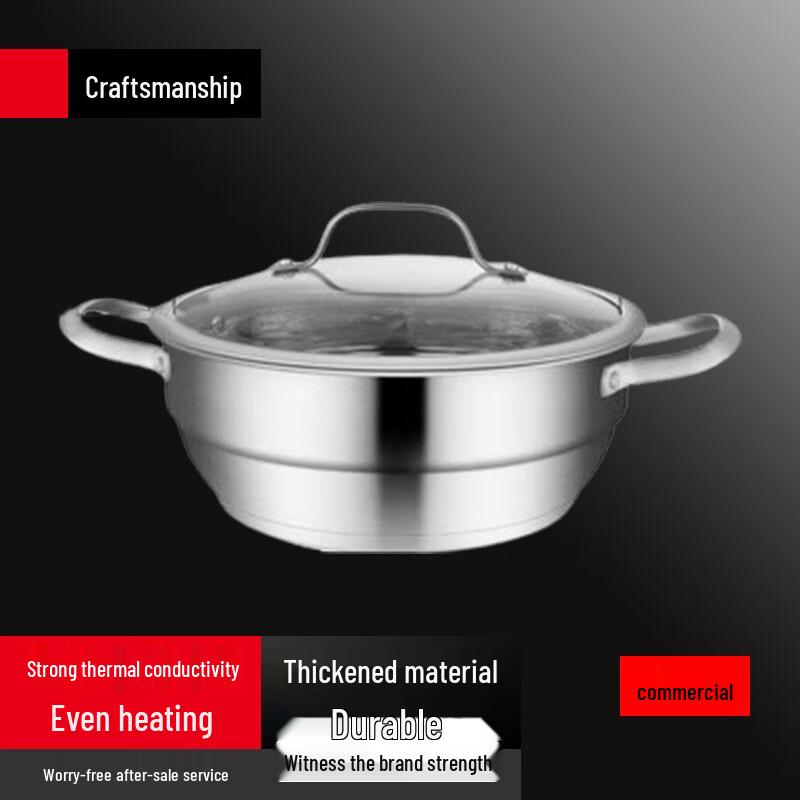 Sule 304 Stainless Steel Multi-function Steamer & Soup Pot