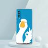 Cute Goose Duck Game Luxury Transparent Phone Case for Samsung Galaxy A12 A02 A03S A50 A70 A40 A10 A20 A30 Cover Silicone Shell