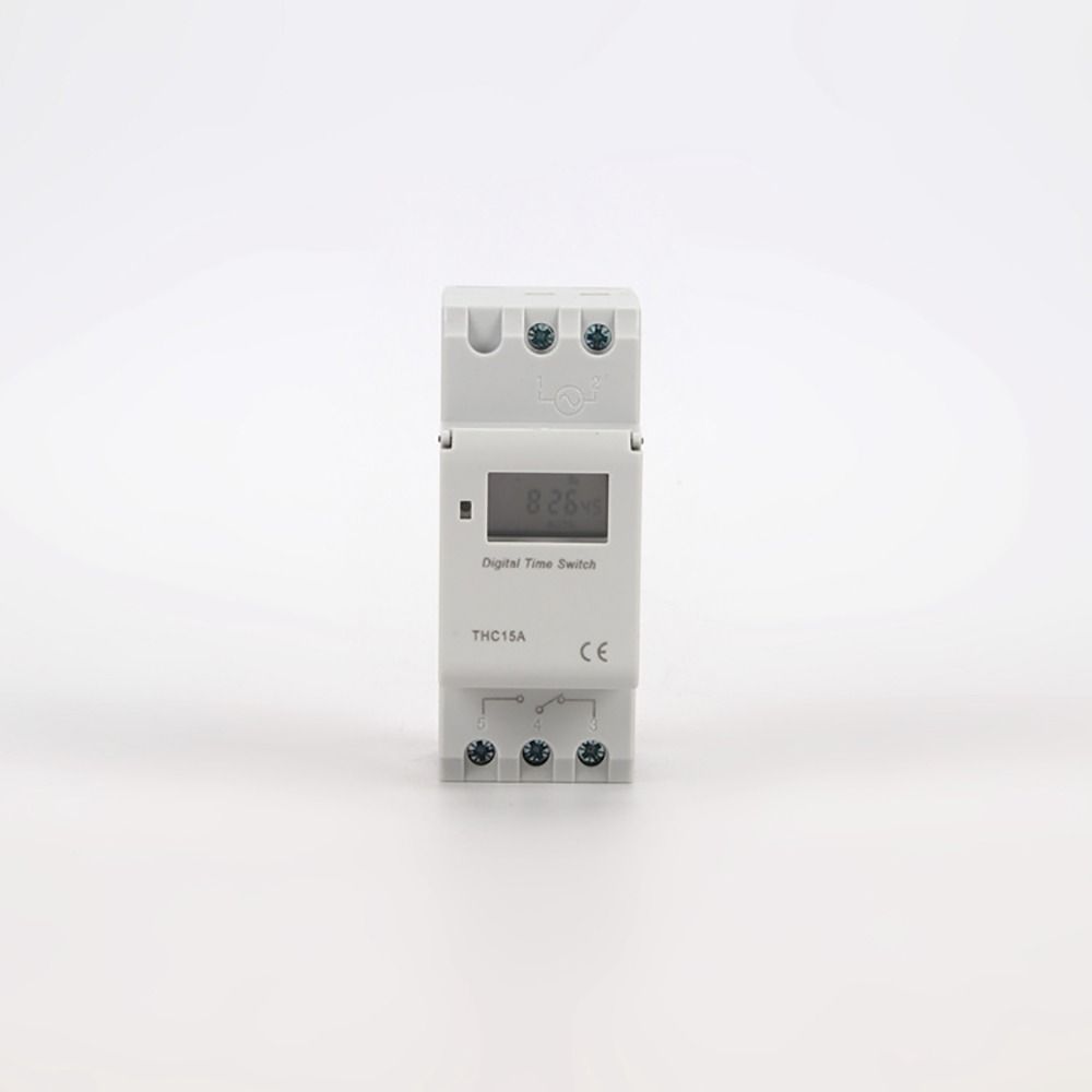 1Pcs Programmable THC15A Weekly 7 Days Relay Control Durable Digital Timer Switch