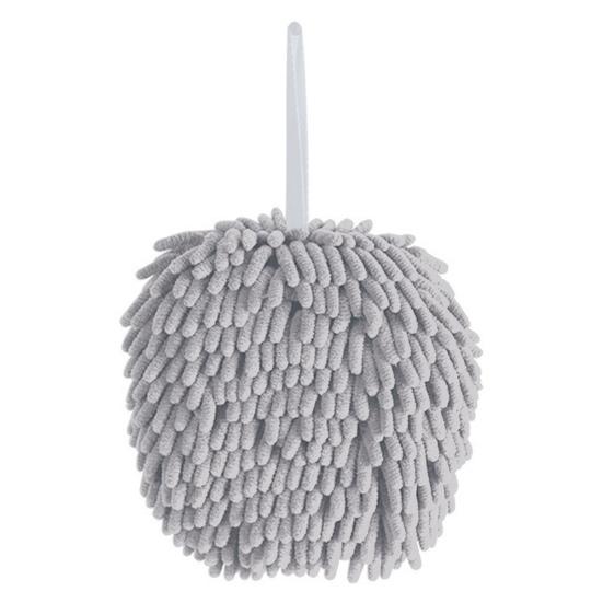 Chenille Hand Towel with Hanging Strap Highly Water Absorbent Soft Superfine Fiber Thickened Reusable Kitchen Bathroom Cleaning Wipe Towel