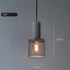 Modern Industrial Style Pendant Light Indoor LED Cement Chandelier Suspension Bedroom Hanging Light for Hall Cafe Bar Table