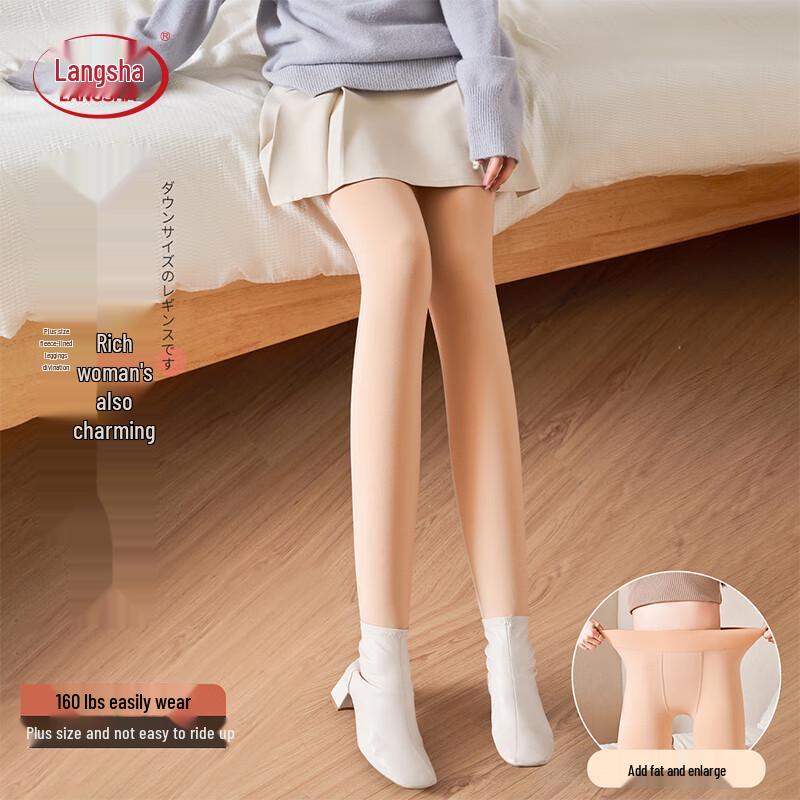 

Женские термоколготки Langsha с флисовой подкладкой One Size Plus (fits -5℃ to 10℃)