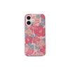 Frühlings-Rosa-Blumen-Hülle für Apple 16 iPhone 17 Pro Max Neu 15/14 Doppellagiger Glitzer
