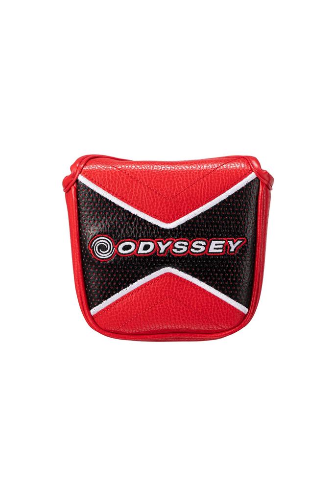 Kryt hlavy putteru ODYSSEY AUTHENTIC NEO MLT L RED 23 Typ L pro červenou (Mallet Putter) pánské