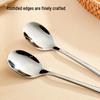 Food Grade 304 Stainless Steel Korean Round Spoons
