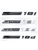 Car 3D ABS SDrive 18i 18d Logo Fender Body Trunk Badge Emblem Decals Sticker For X1 X3 X5 Z4 E48 F48
