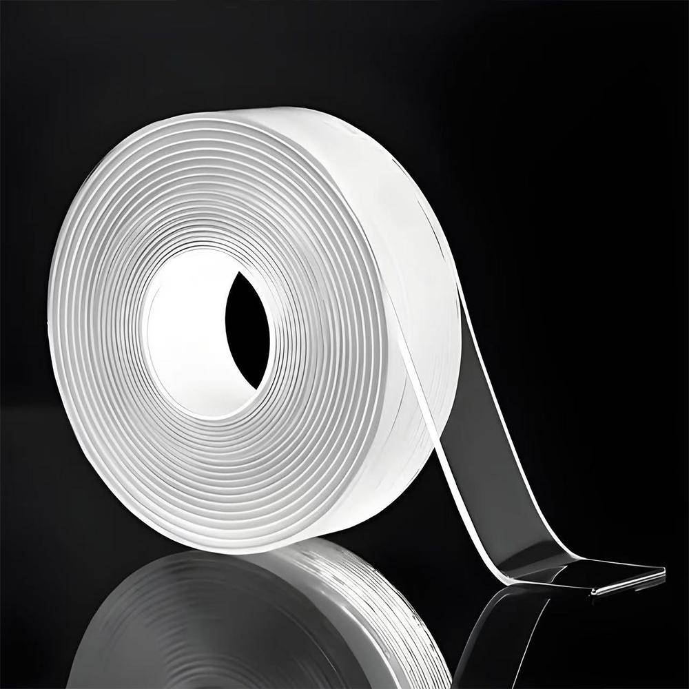 

Nano Adhesive Transparent Acrylic Double Sided Tape Waterproof High Viscosity Seamless Nano Magic Tape Thicken Tape 30mm&1m&1mm білий