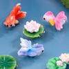 Vibrant Miniature Resin Fish Ideal For Creative Aquarium Landscaping