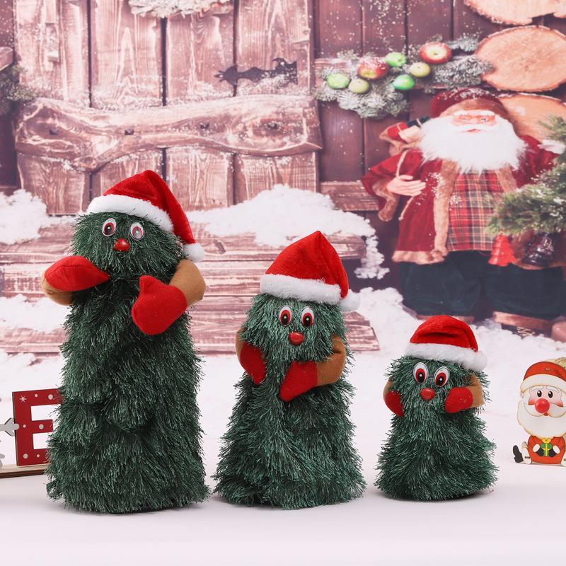 Electric Santa Singing and Dancing Christmas Tree Children's Toys Christmas Gift Decoration Ornaments