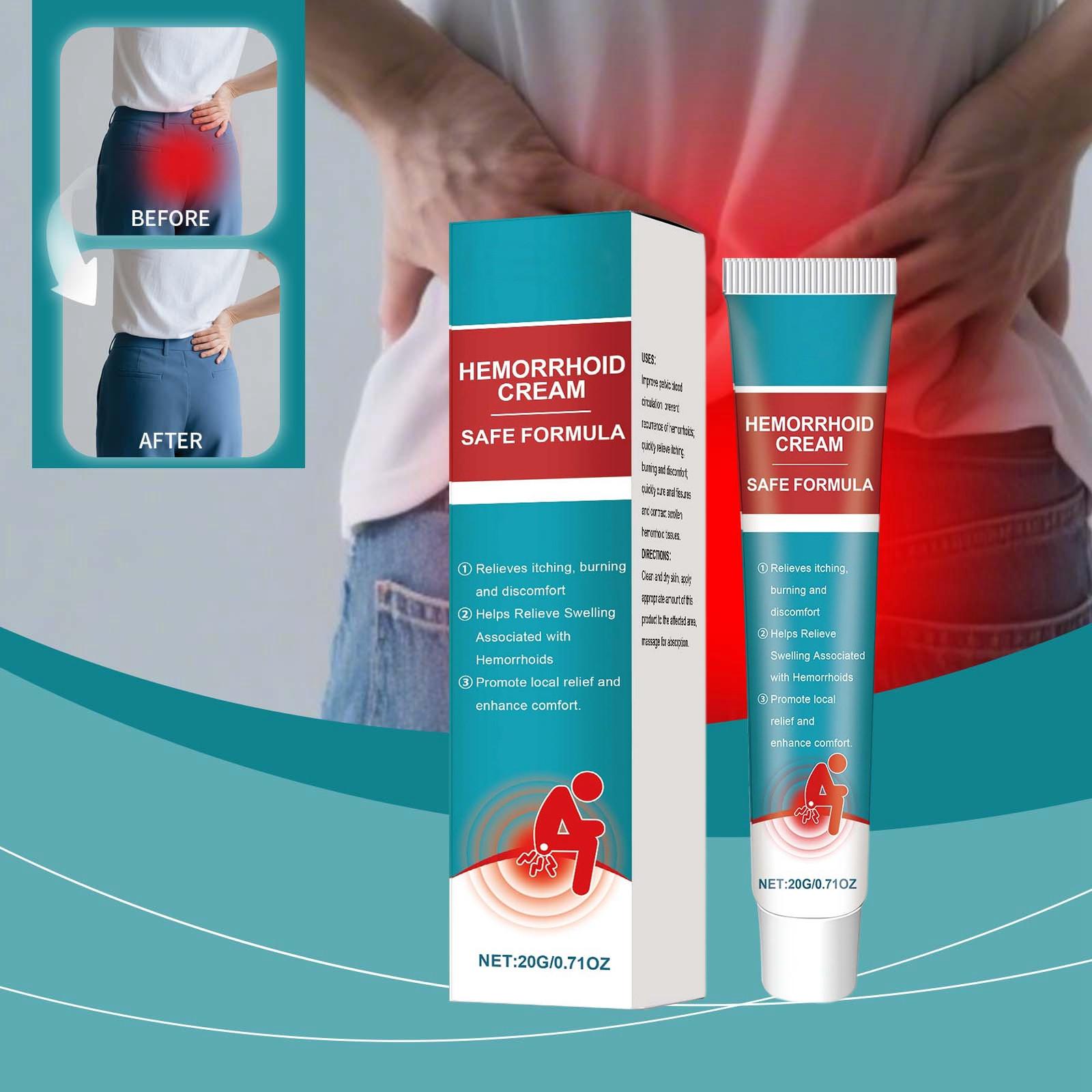 Успокаивающая мазь для перианальной области - противовоспалительная и -зудящая Защитный уход Успокаивающая и снимающая раздражение Мазь для облегчения геморроя. One Size