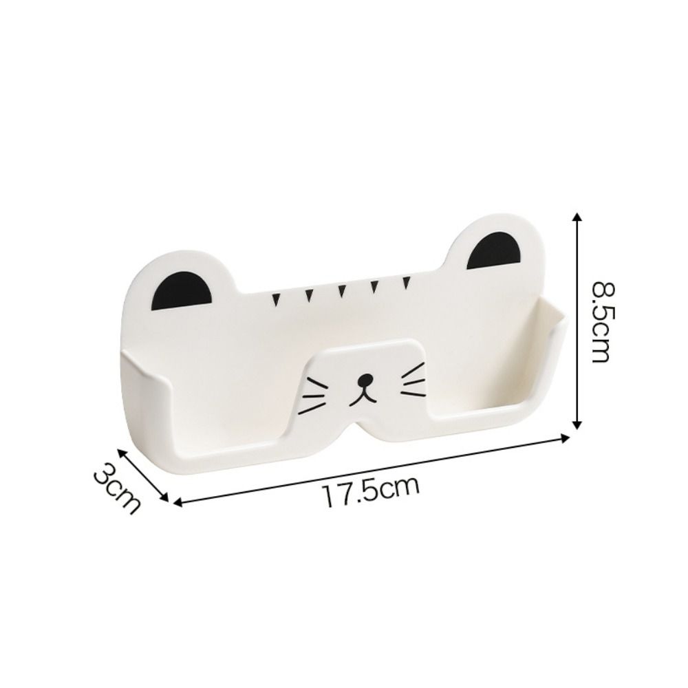 Cute Cat Sun-glasses Display Holder Wall Mounted Glasses Storage Rack  Desktop Bathroom Bedroom