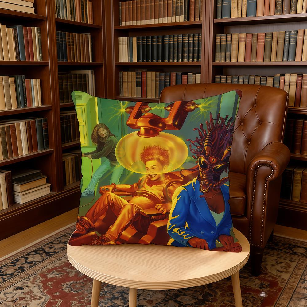 Book My Teacher Is an Alien Cushion Cover Home Office Birthday Anniversary Gifts Soft Skin Friendly Cushion Cover