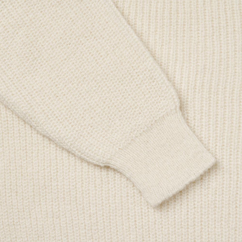 VERNO [Casual] Alpaca Crew-Neck Knit Ivory