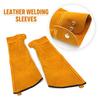 Värmetåliga Svetsärmar Knappstängning Säkerhetsarbete Gnistskydd Armskydd Svetsare Brandskyddad Sydd