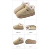 Women Winter Snow Boots Fleece Lined Thick Sole Warm Outdoor Cold Resistant Large Size