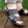 37-47 Summer Wear-resistant Dual-purpose Sandals Men's Waterproof Soft-soled Slippers Outer Wear Beach Shoes