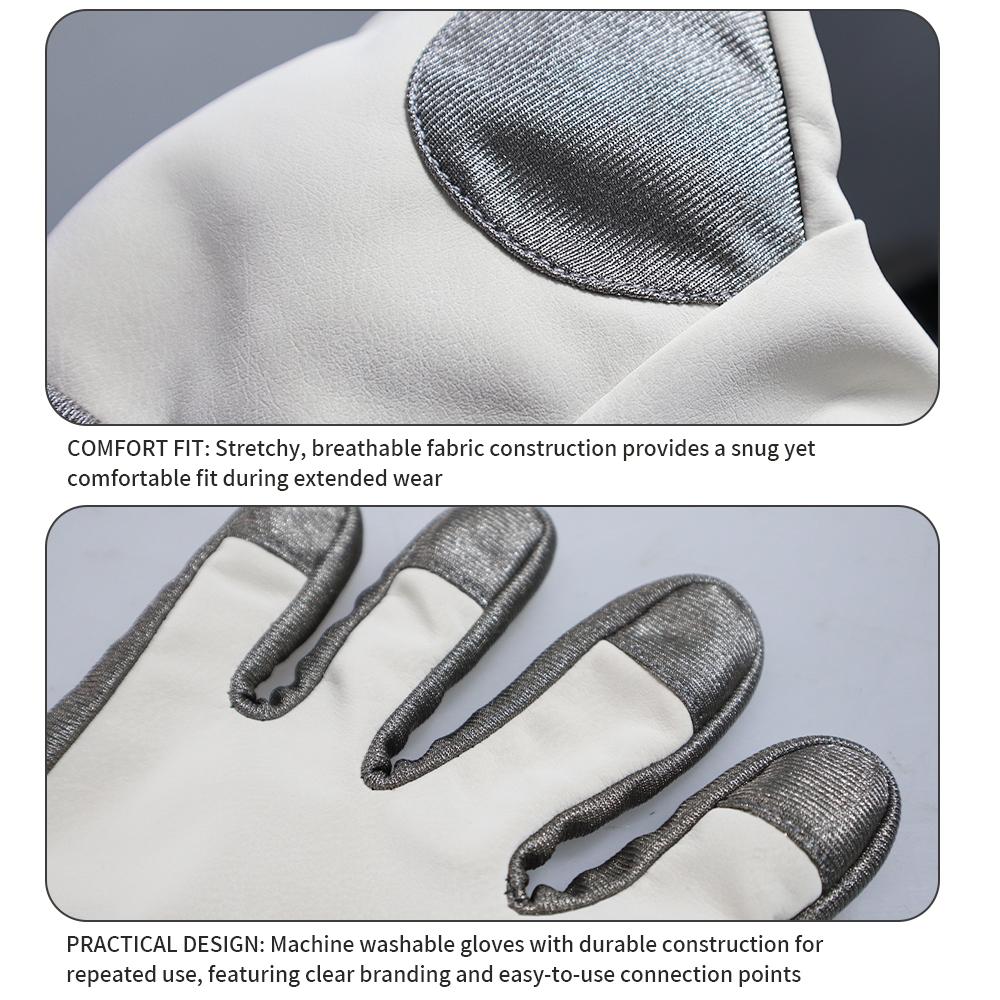 Mikrostrom Handschuhe Paar EMS Gesichtslifting Anti-Falten Gesichtsstraffung Erdungskabel Heimbehandlung