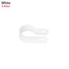 100PCS R-Type Nylon Cable Clamp Plastic P Clips Black Nylon Fasteners Cable Mounting Fix Hardware Electrical Fittings