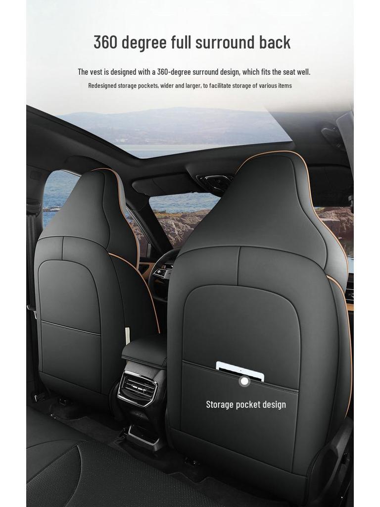 Roewe RX5 Vollleder Autositzkissen - Universelle Passform für alle vier Jahreszeiten
