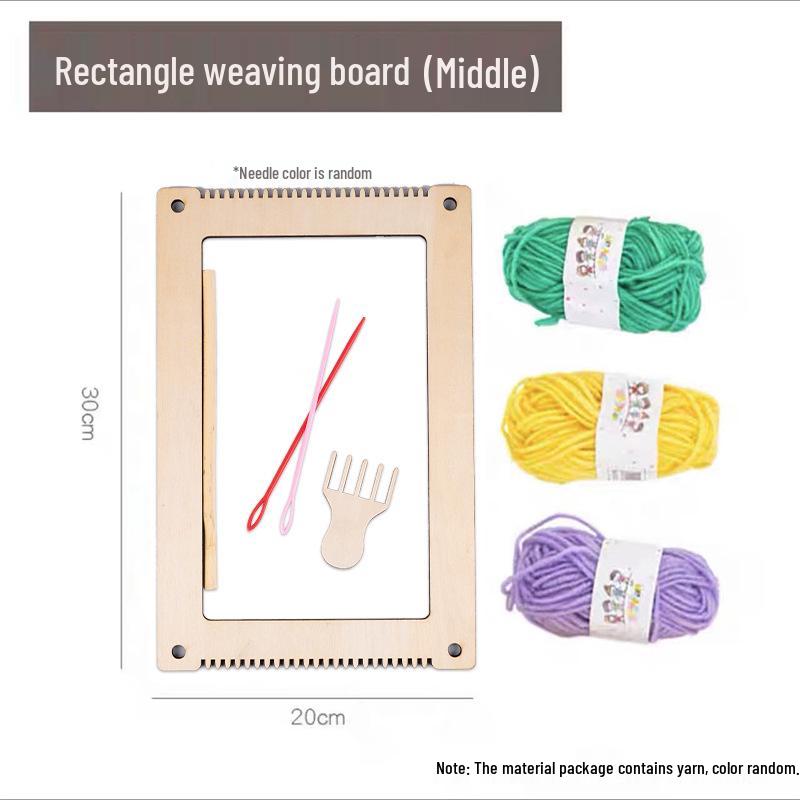 Children's Art Area Wool Knitting Board - DIY Weaving Material Kit for Kindergarten & Large Class Teaching