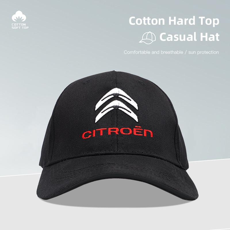 Car Duck Tongue Cap Embroidery Logo Baseball 3D Hats Adjustable Casual Trucket Hip hop For Citroen C1 C2 C3 Vts C4 Saxo C4L C5