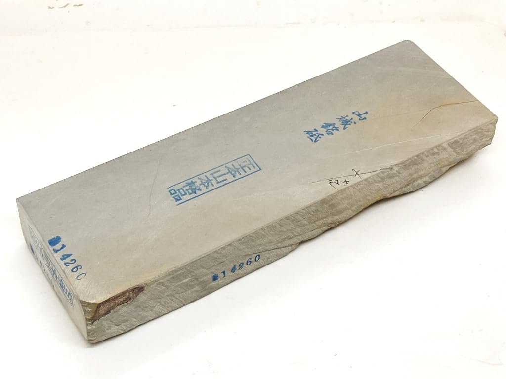 Natural Whetstone Shomotoyama Yamashiro Meihon Narutaki Kinbyobu Ikkiakiaki Rui Mizuasa Yellow Glue Long Ukyo-ku Ondoyama-cho 30-cut 8-sun #60 /1,540g