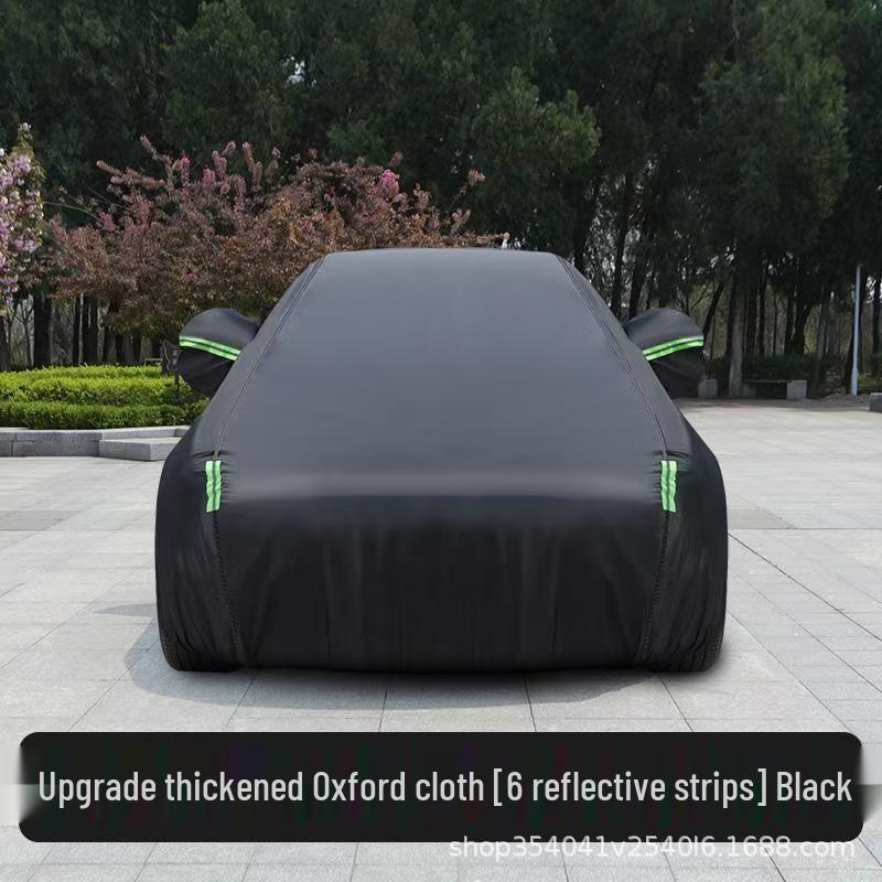 Universal Oxford Cloth Car Cover: Full Protection against Sun and Rain, All-Weather Shield 3M