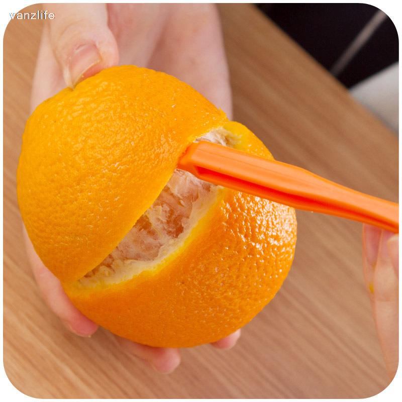 3pcs, Creative Orange Peeler with Handle - Easy-to-Use Fruit and Vegetable Cutter for Kitchen Gadgets