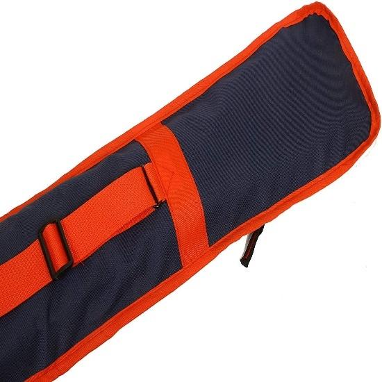KNK Bat Cover/Hockey Stick Bag – Multi-Sports Foam Padded KitBag with Adjustable Strap & Key Holder – Extra Padded Full-Length Protection (Navy)