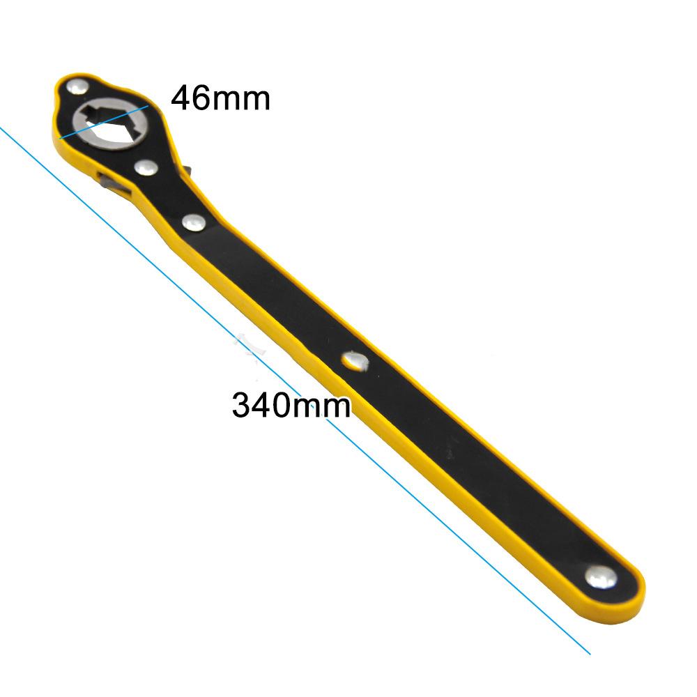 Labor Saving Jack Ratchet Wrench Car Long Handle Scissor Jack Lug 360° Forward And Reverse Knob Garage Tire Wheel For Motorcycle