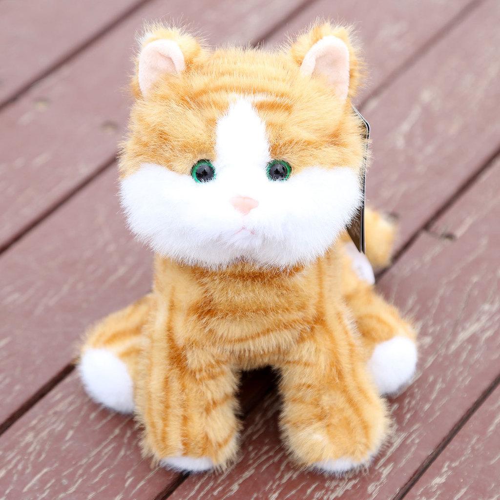 Cute Orange Gray Blue Yellow Cat Plush Doll Children Toy For Kids And Babies Gift